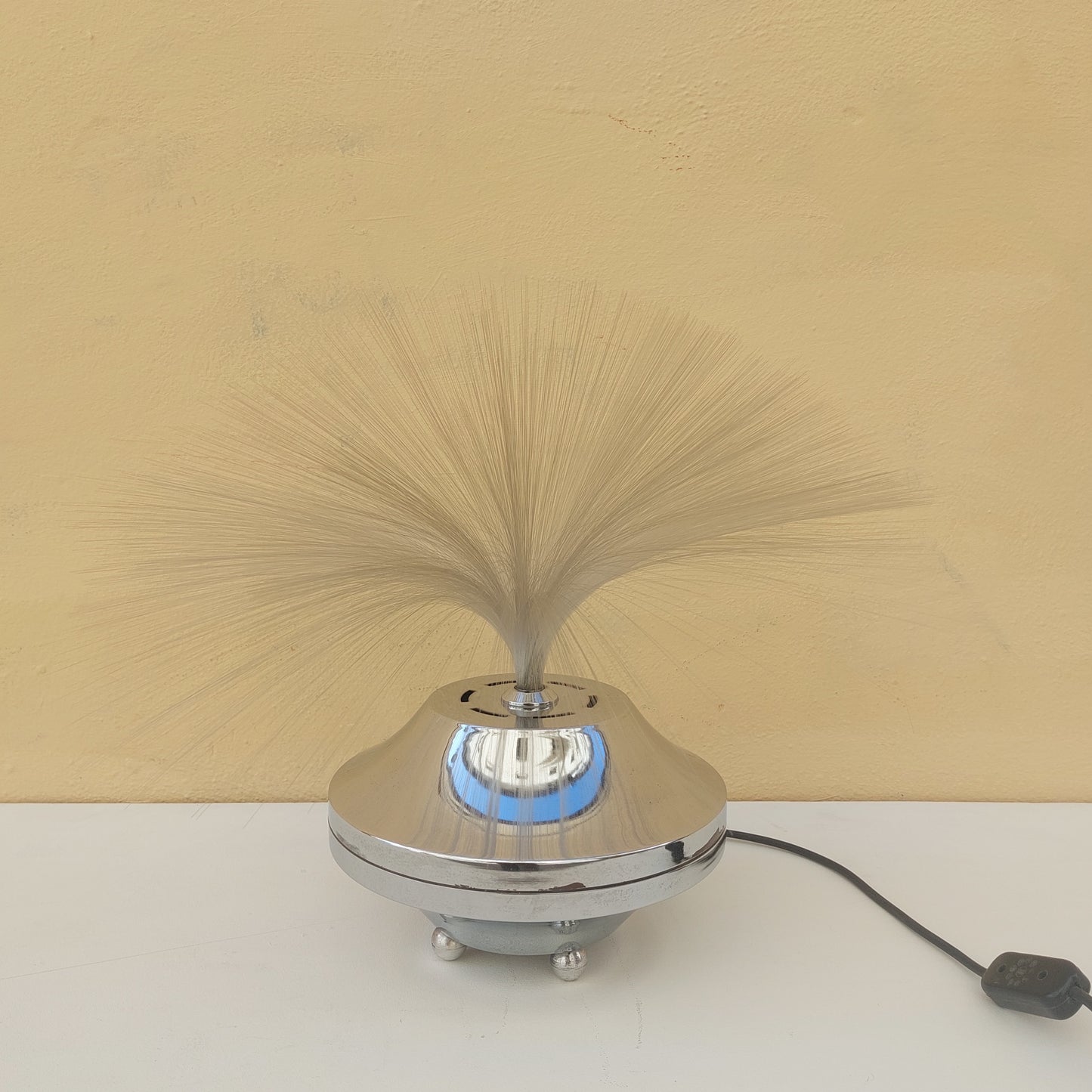 Lampada space age in fibra ottica anni '70