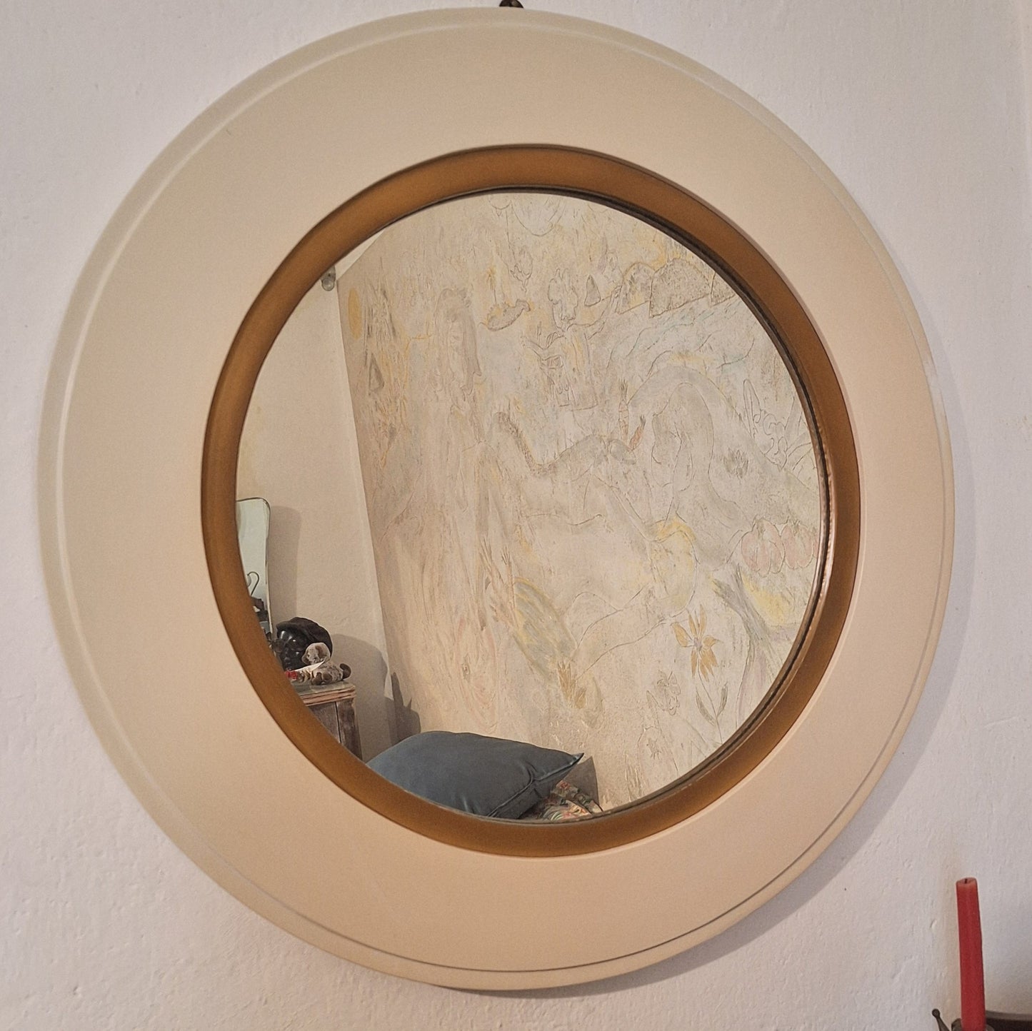 Specchio rotondo anni '70