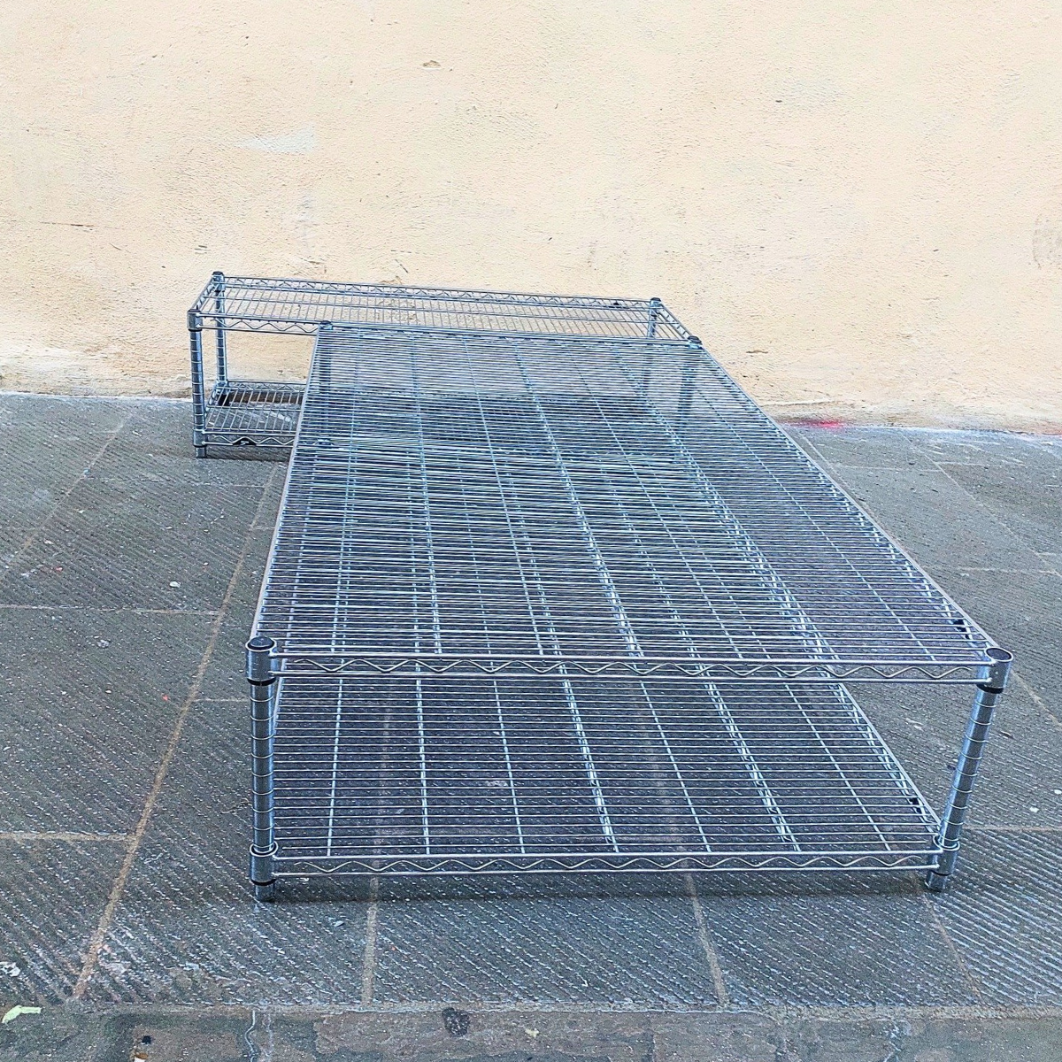 Rete letto in filo industriale originale Metro anni'90