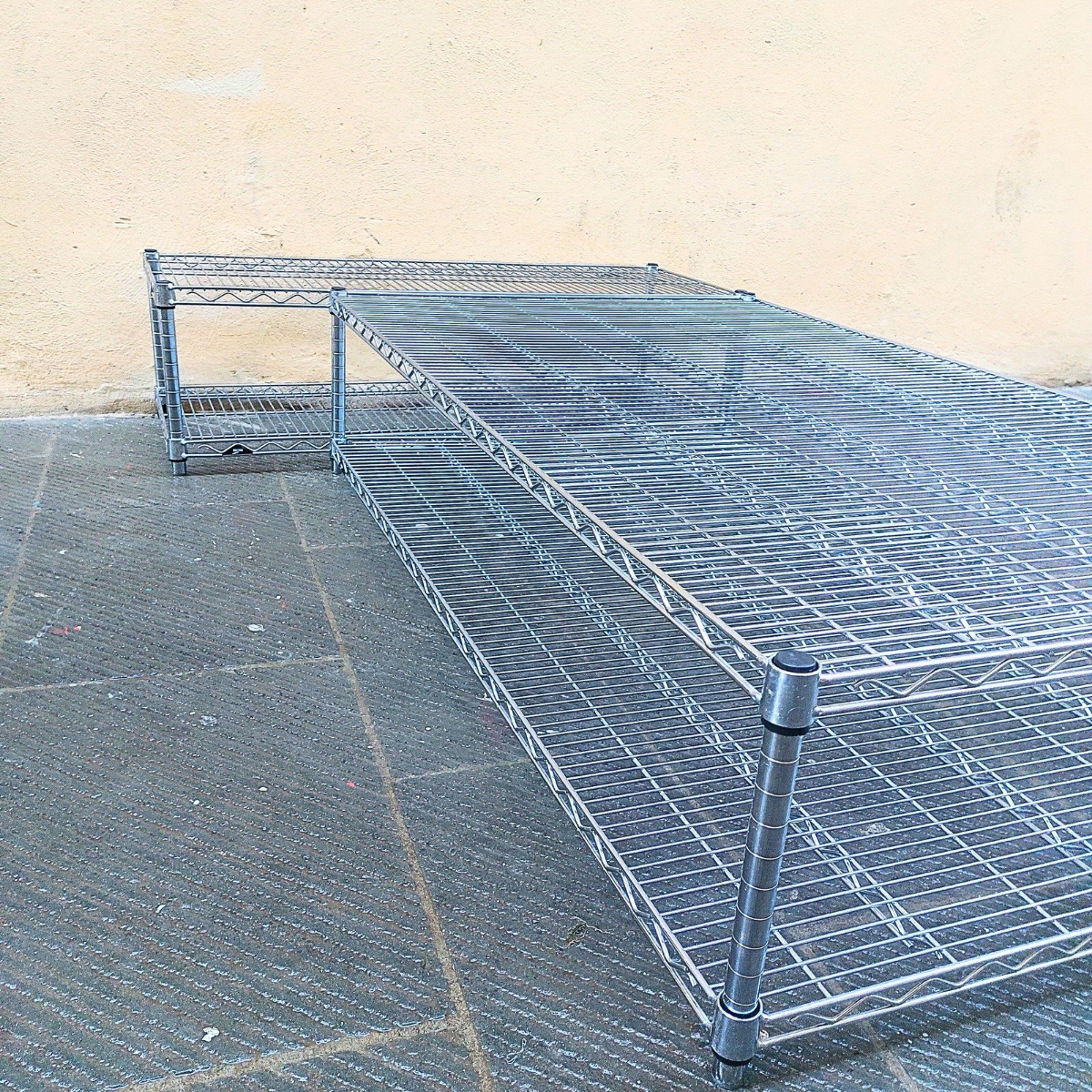 Rete letto in filo industriale originale Metro anni'90
