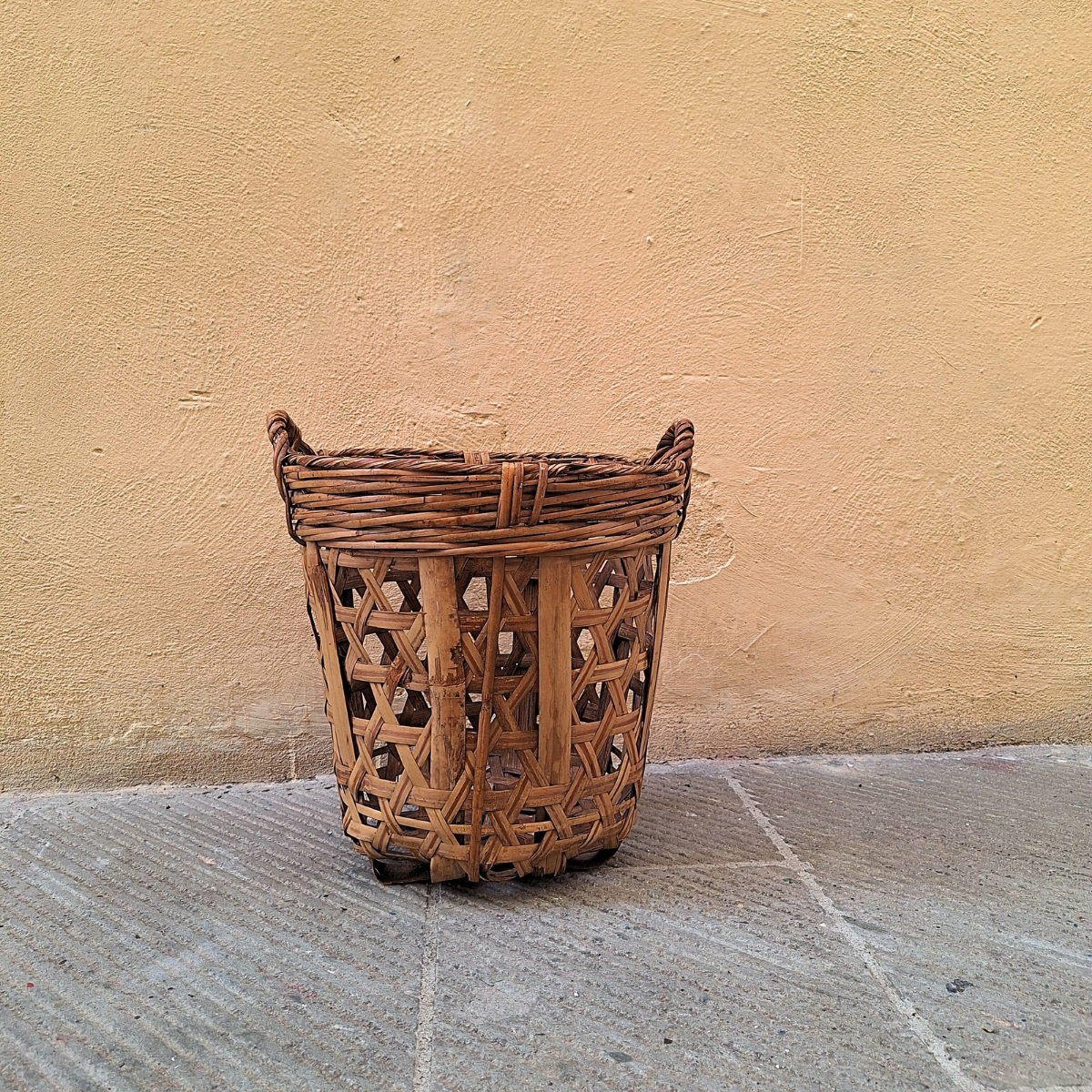 Cesto vintage in bambù