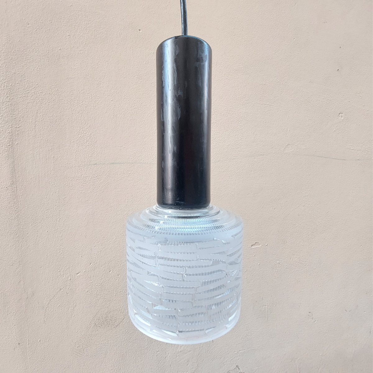 Lampada a sospensione cilindrica, 1960