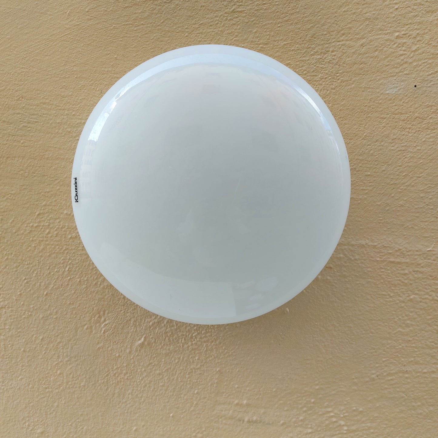Piccola lampada da parete rotonda, Guzzini, Italia, anni '80. Nuova