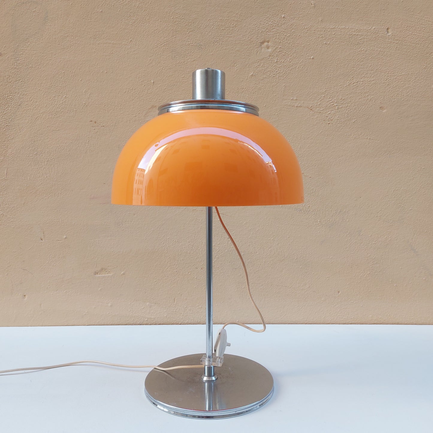 Lampada da tavolo Faro di Guzzini, Italia, Space Age, anni '70