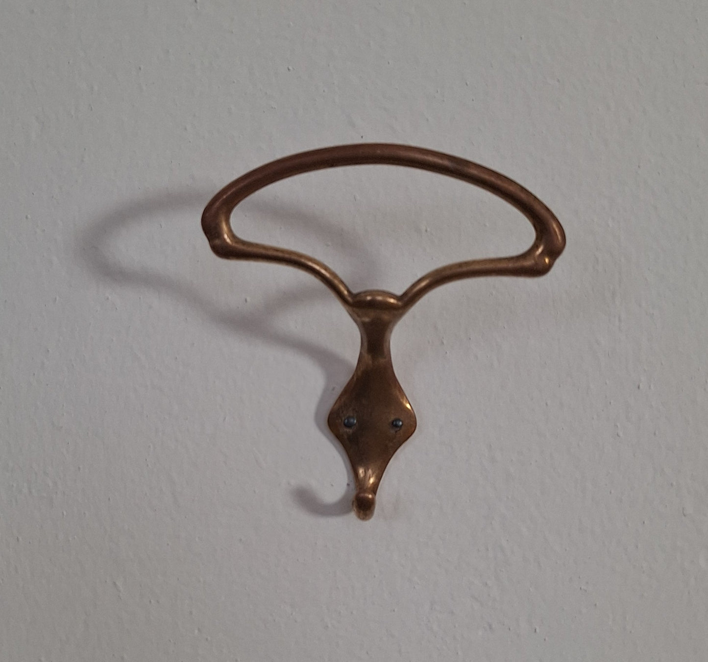 Appendiabiti da parete in ottone, anni '60