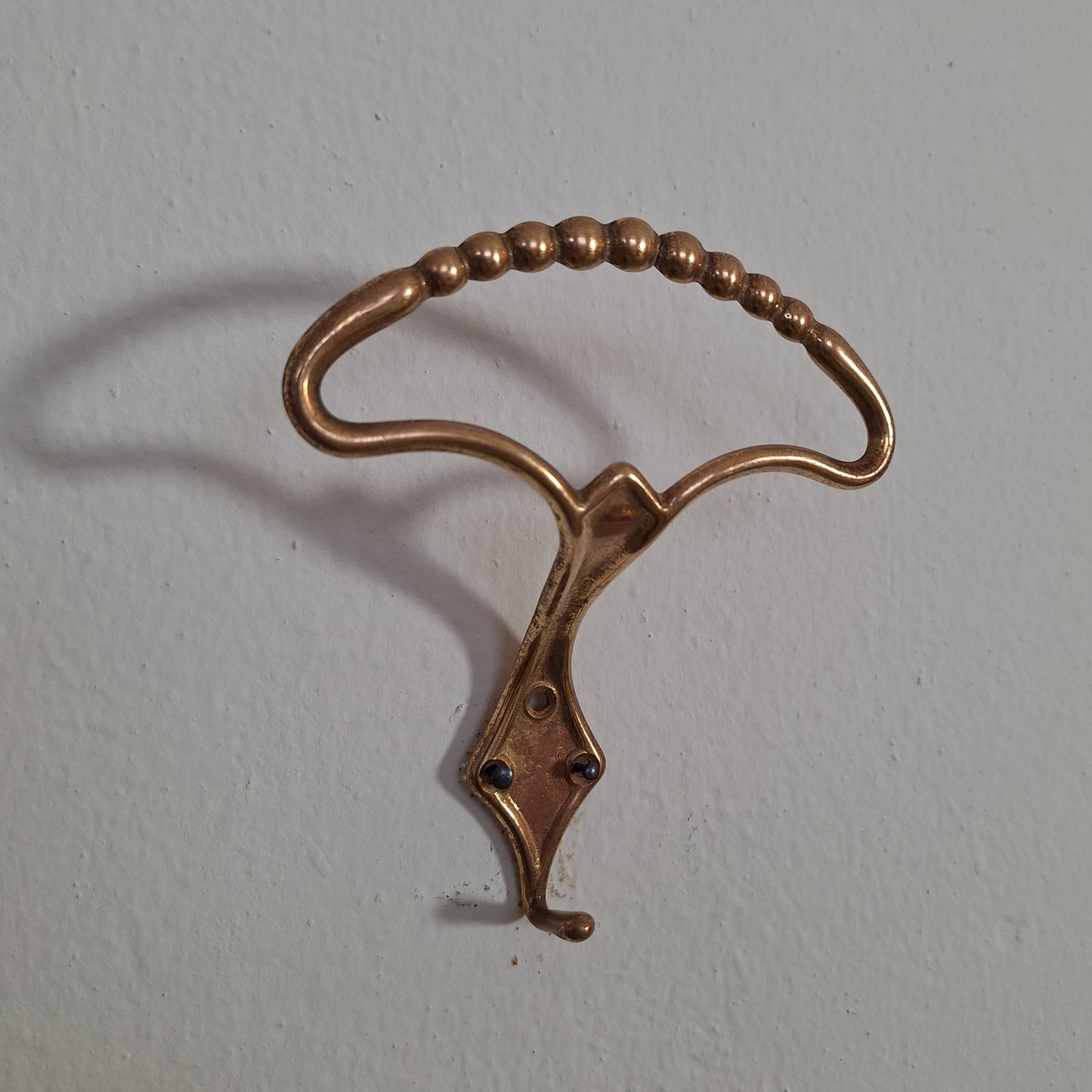 Appendiabiti da parete in ottone, anni '60