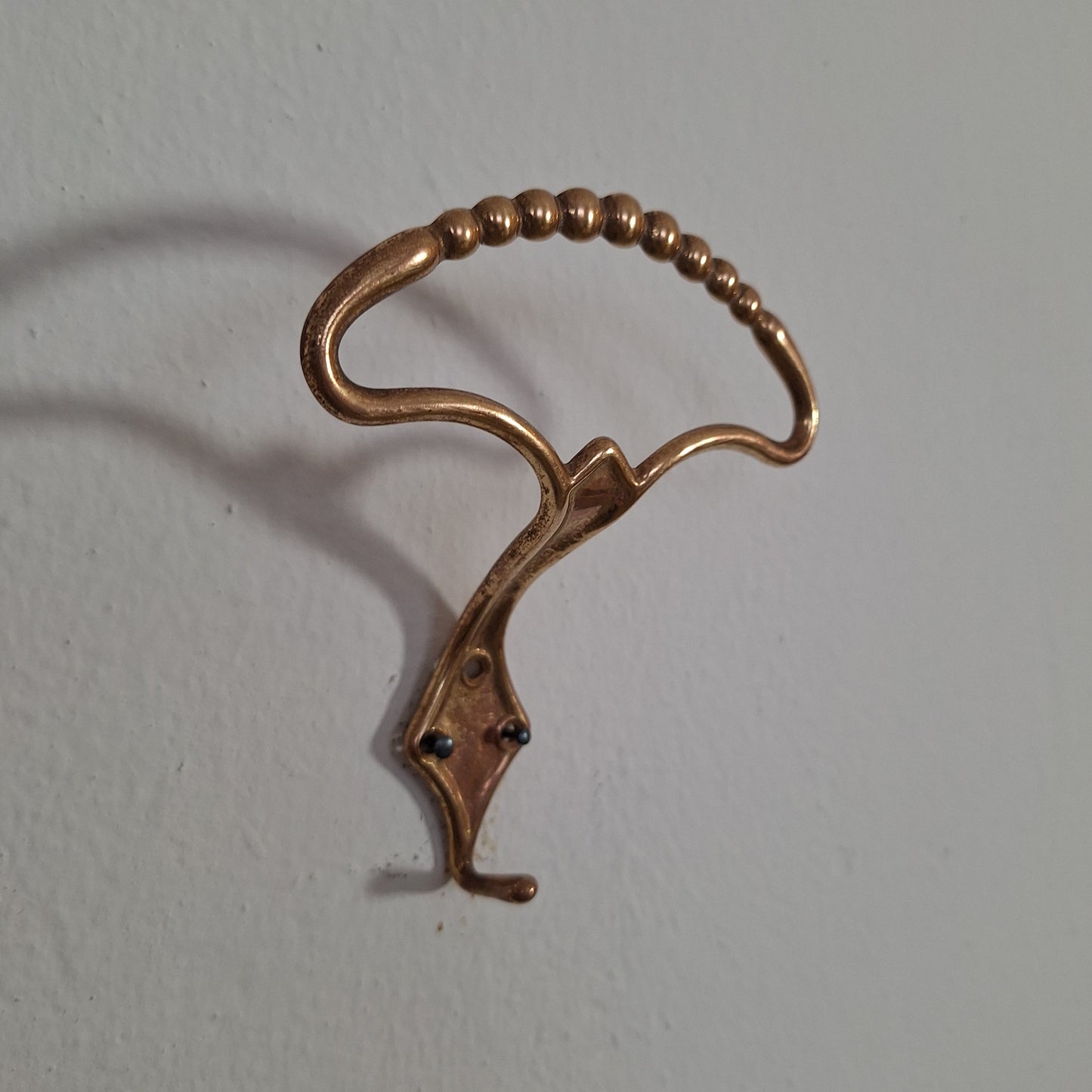 Appendiabiti da parete in ottone, anni '60