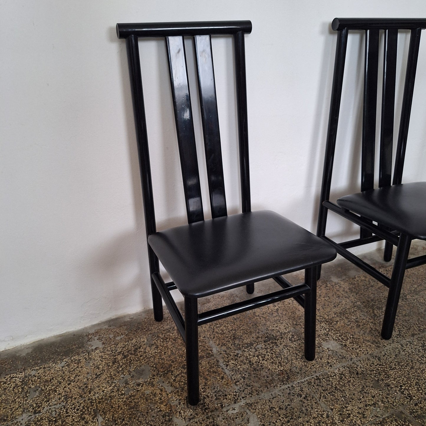 Sedie Zea di Annig Sarian per T70, anni '80, set di 4