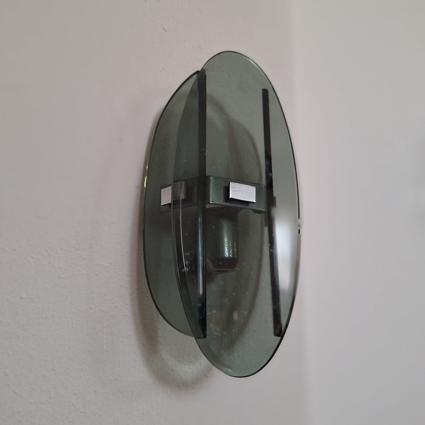 Coppia di appliques Veca in vetro di Murano anni '70