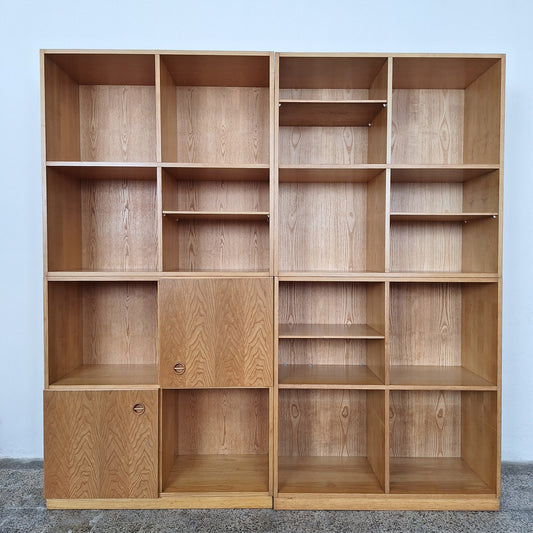 Libreria anni '60 in rovere in stile scandinavo