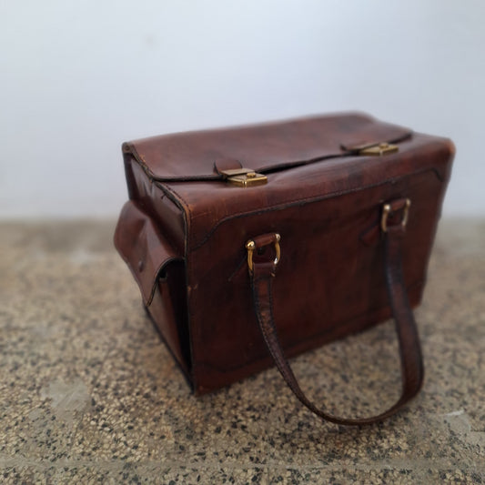 Borsa da medico rigida anni '70