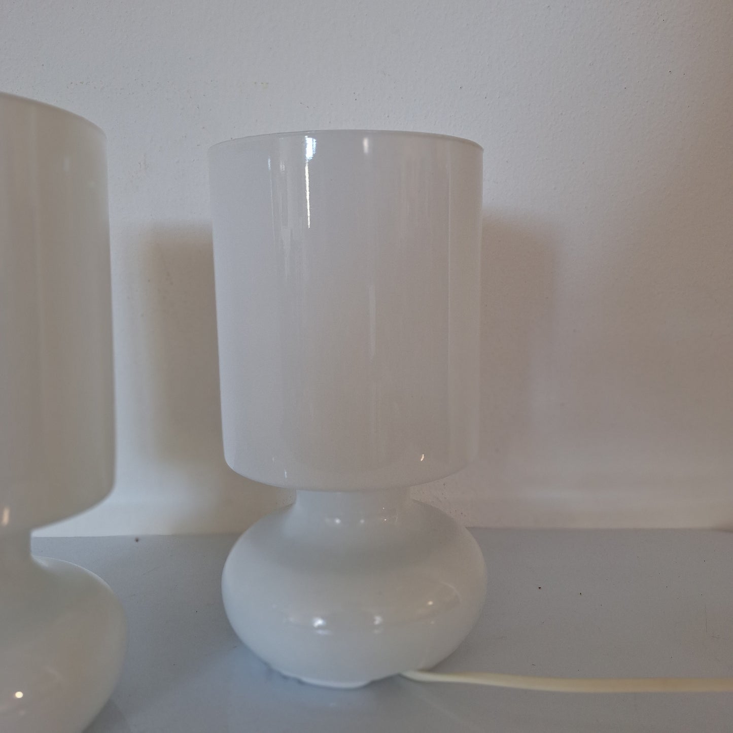 Coppia di lampade da tavolo IKEA "Lykta" anni '90