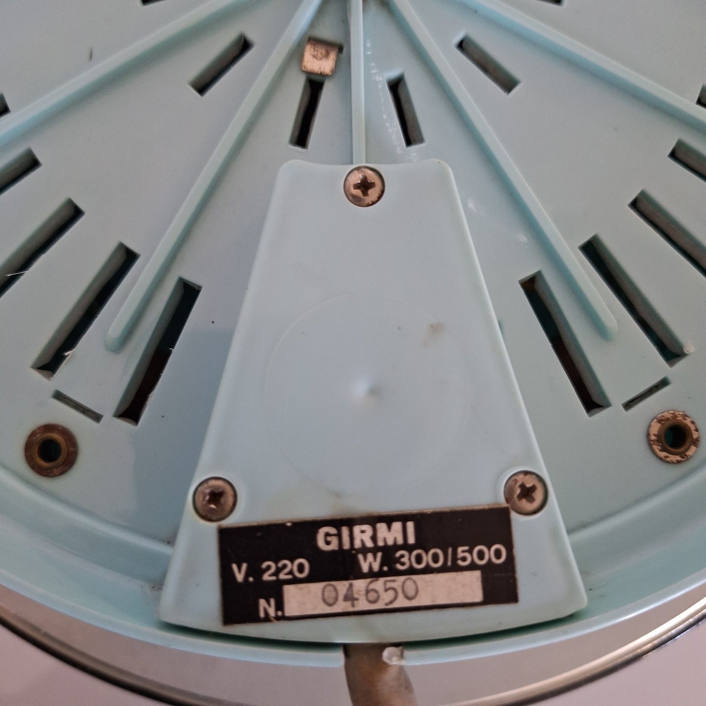 Casco asciugacapelli da tavolo Girmi "Lady" anni '60/'70
