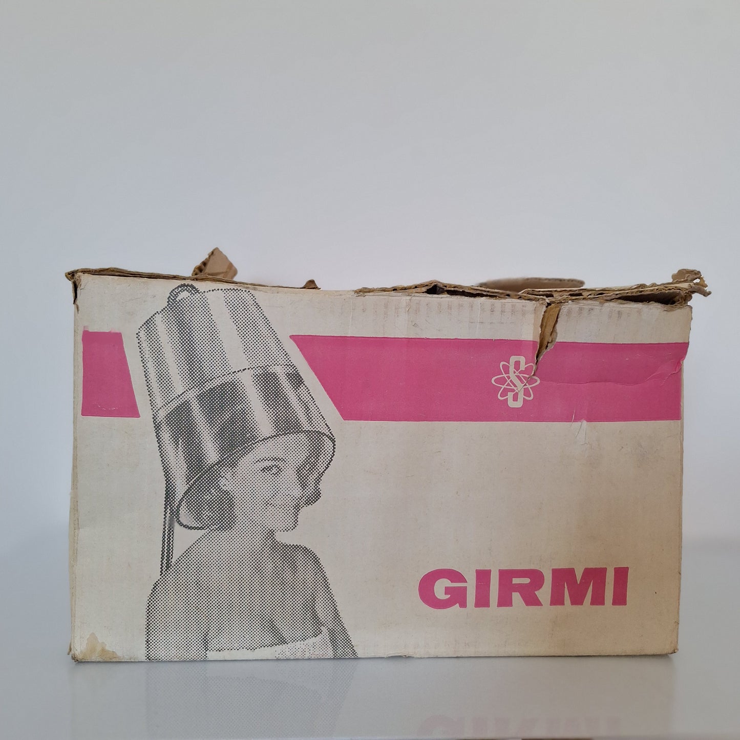 Casco asciugacapelli da tavolo Girmi "Lady" anni '60/'70