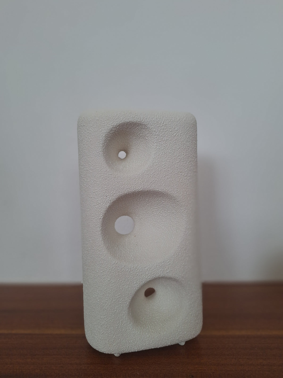 Vaso scultoreo vintage in ceramica di Roberto Rigon anni '70