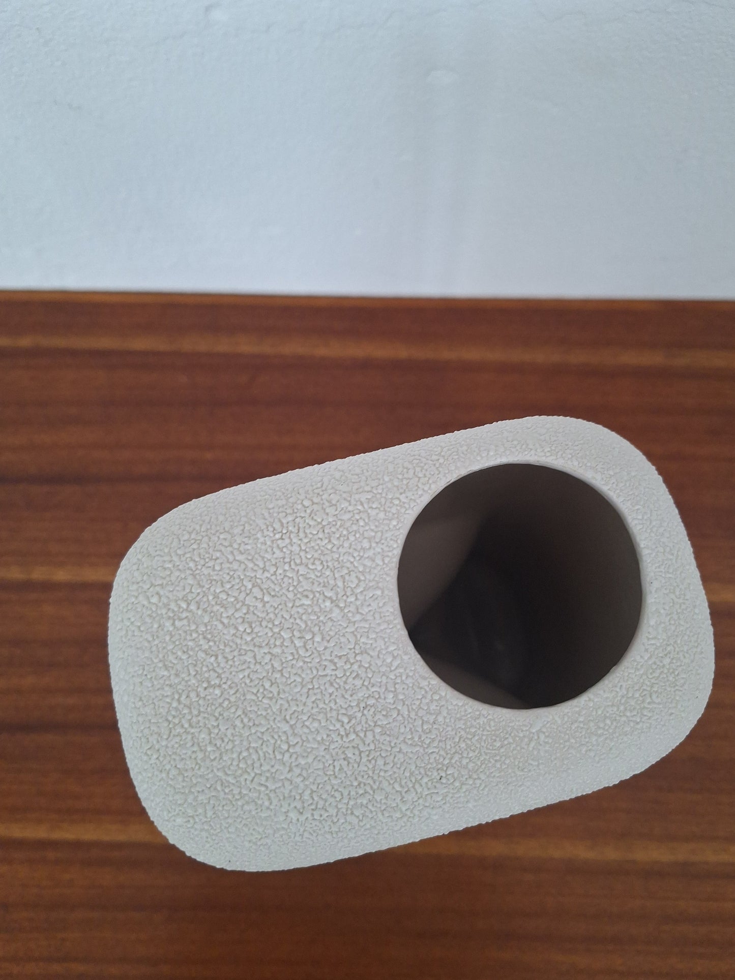 Vaso scultoreo vintage in ceramica di Roberto Rigon anni '70