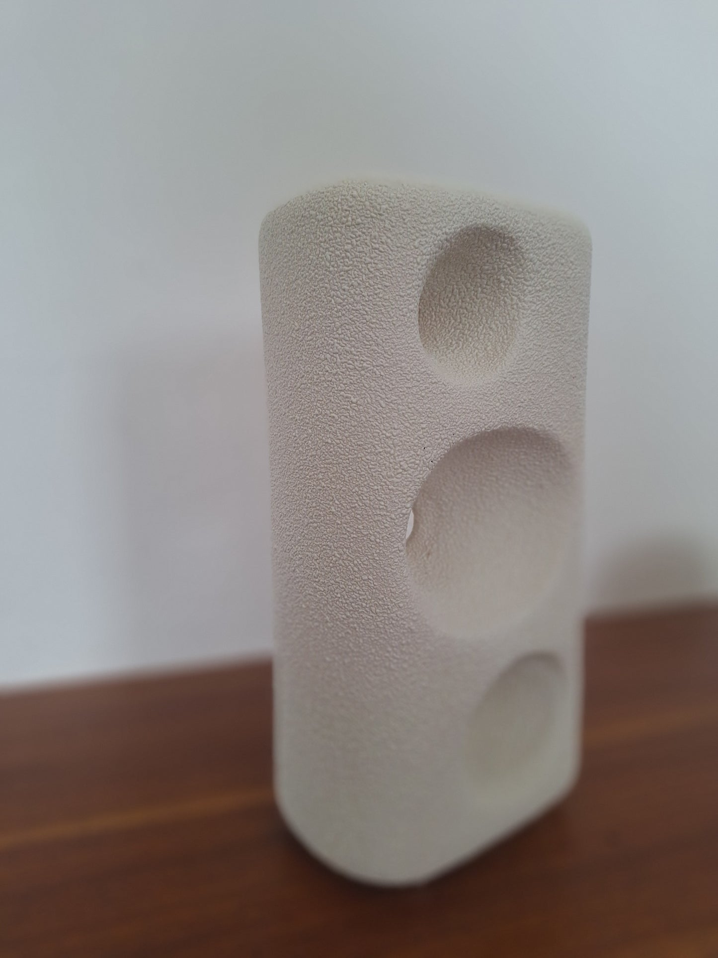 Vaso scultoreo vintage in ceramica di Roberto Rigon anni '70