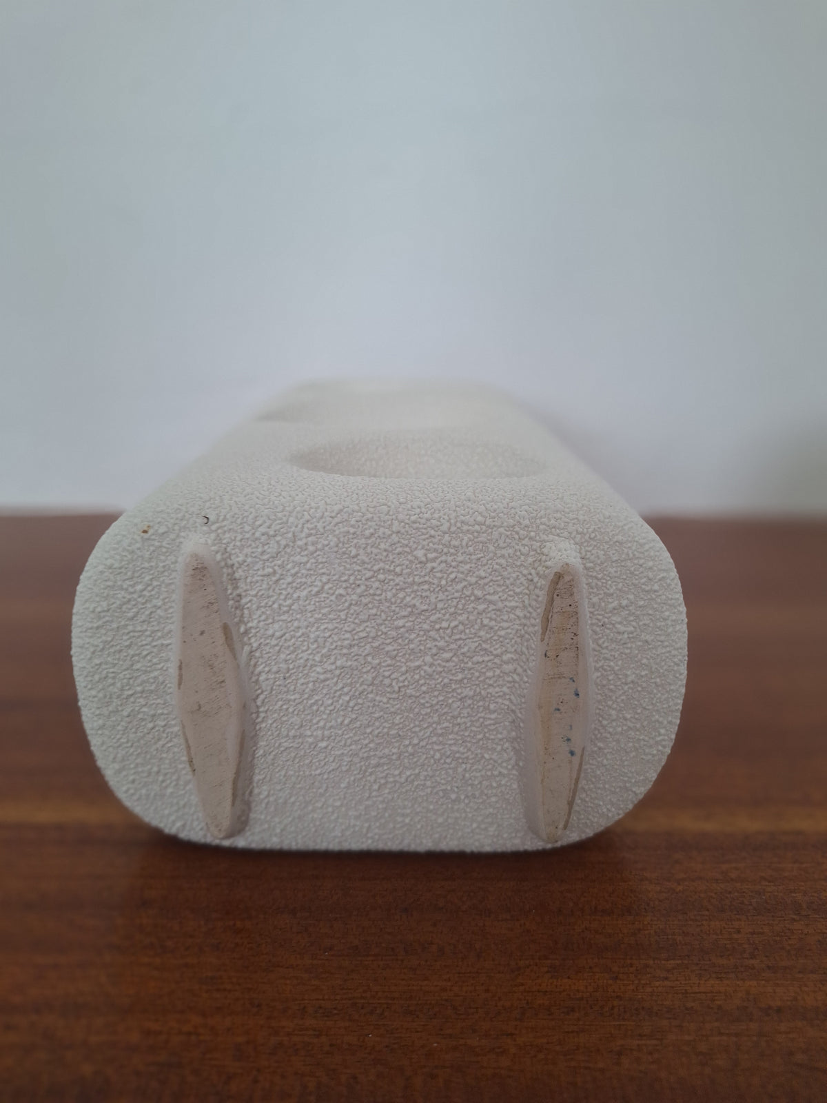 Vaso scultoreo vintage in ceramica di Roberto Rigon anni '70