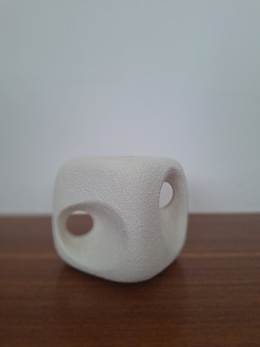Portapenne/Vaso scultoreo in ceramica di Roberto Rigon anni '70