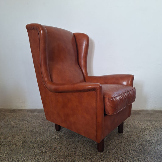 Poltrona in eco-pelle, anni '50-'60