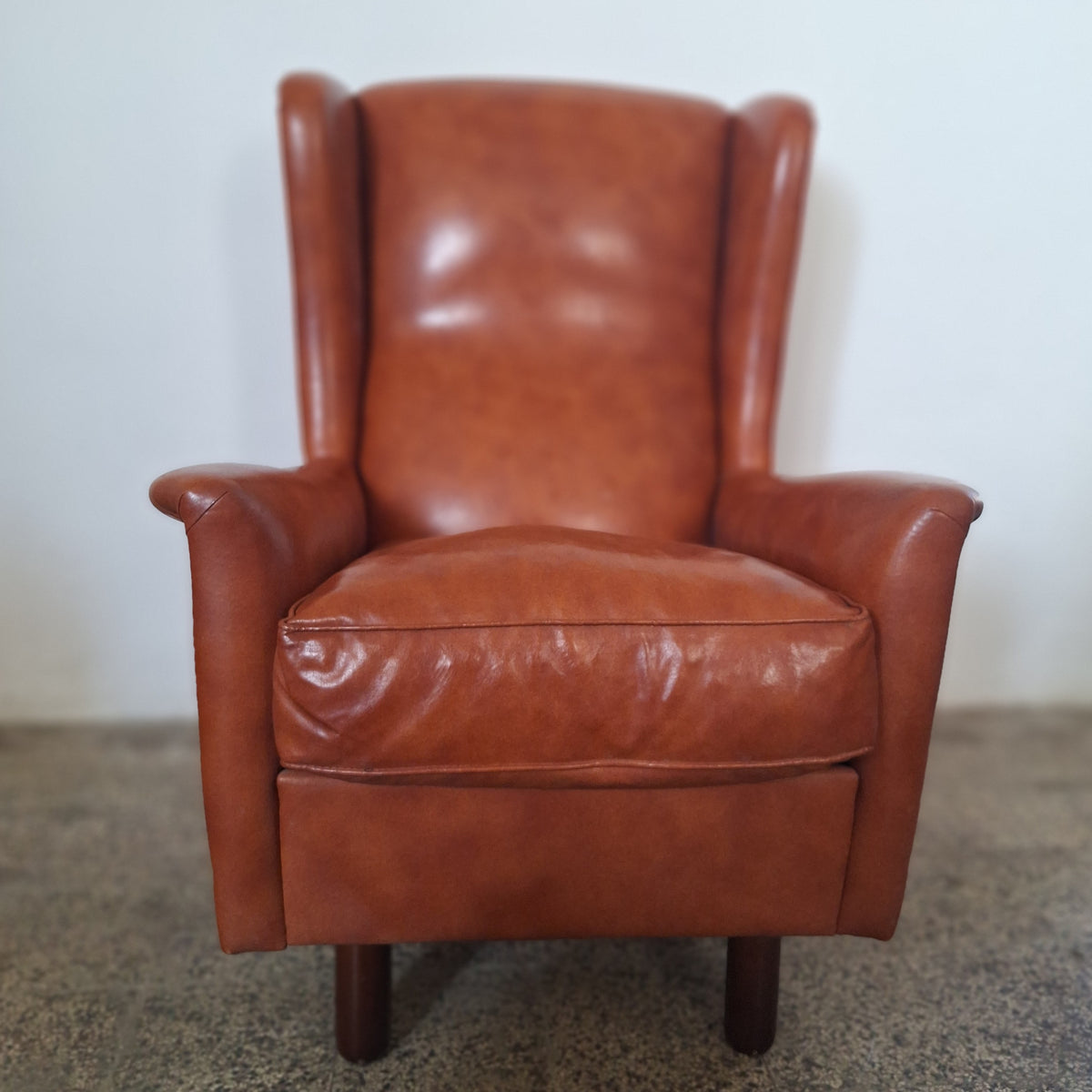 Poltrona in eco-pelle, anni '50-'60