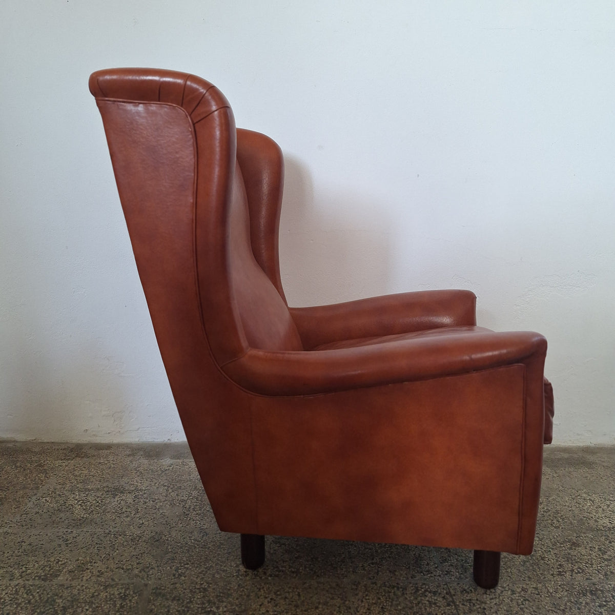 Poltrona in eco-pelle, anni '50-'60