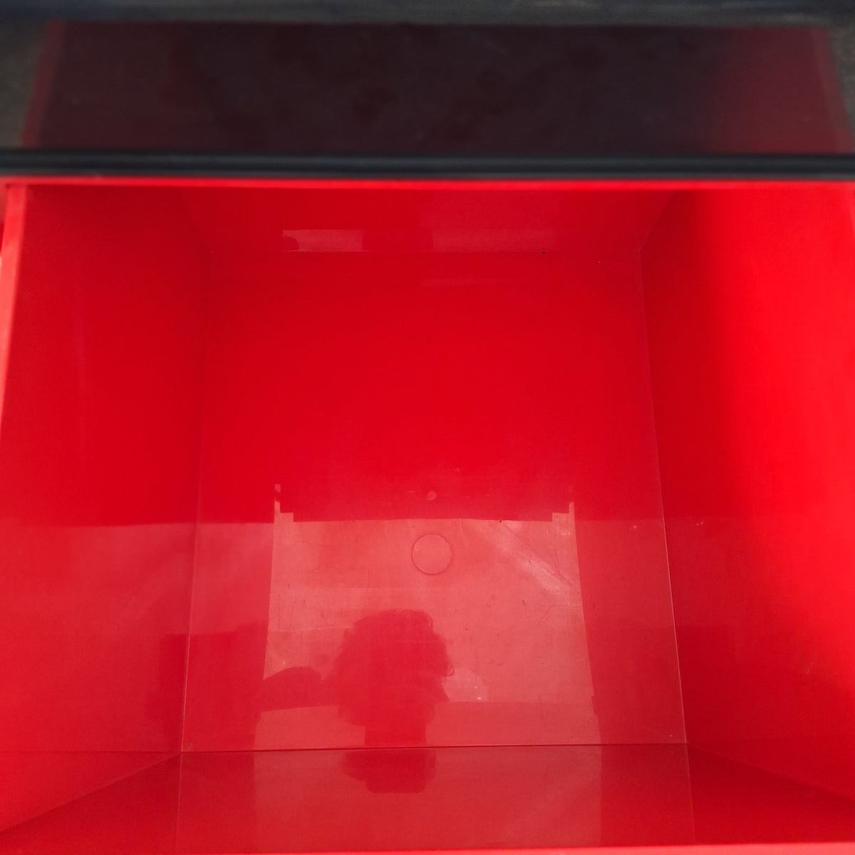 Cassettiera modulare in plastica bicolore Kartell, anni '70