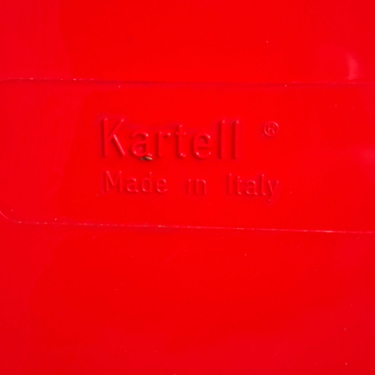 Cassettiera modulare in plastica bicolore Kartell, anni '70