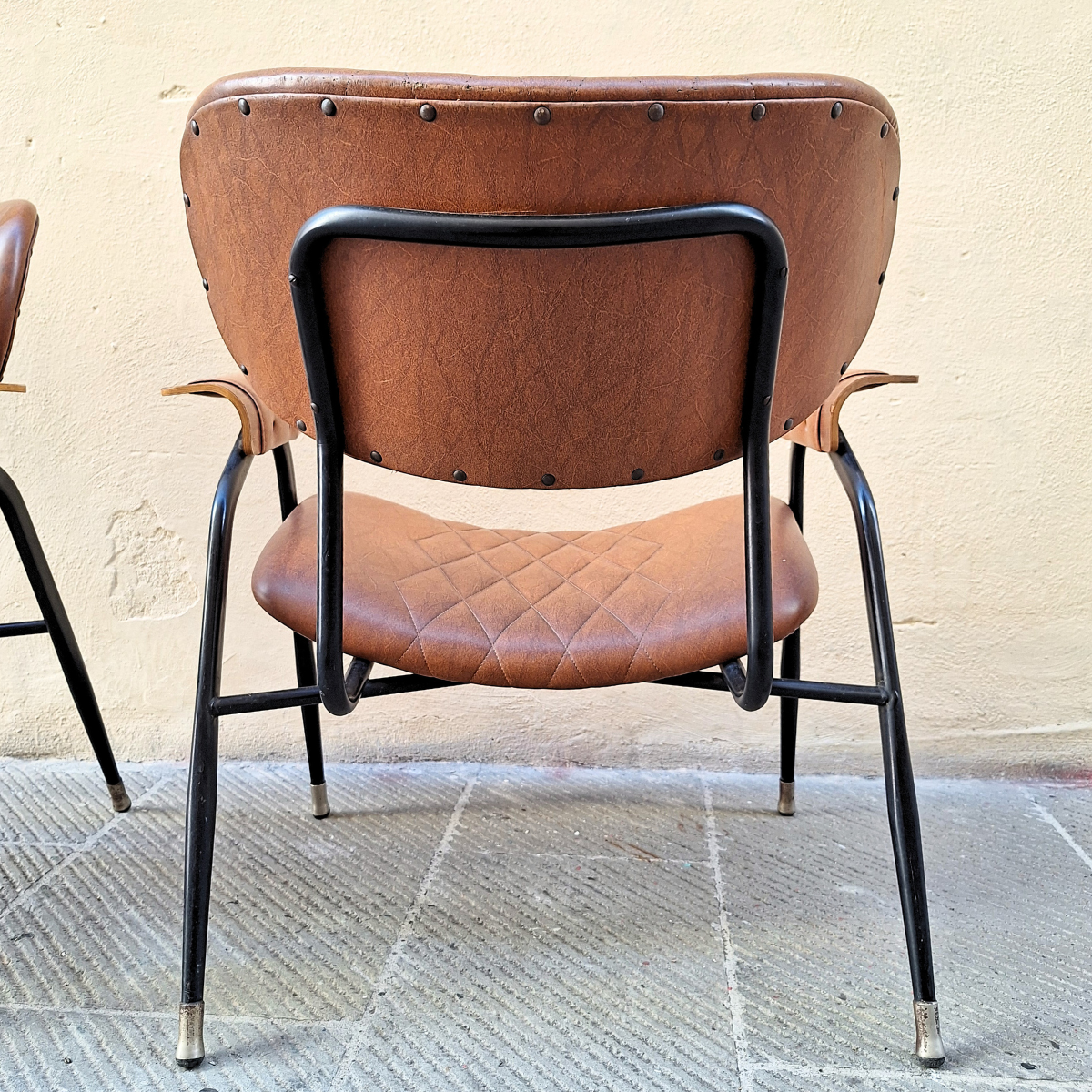 Coppia poltroncine Gastone Rinaldi anni '50