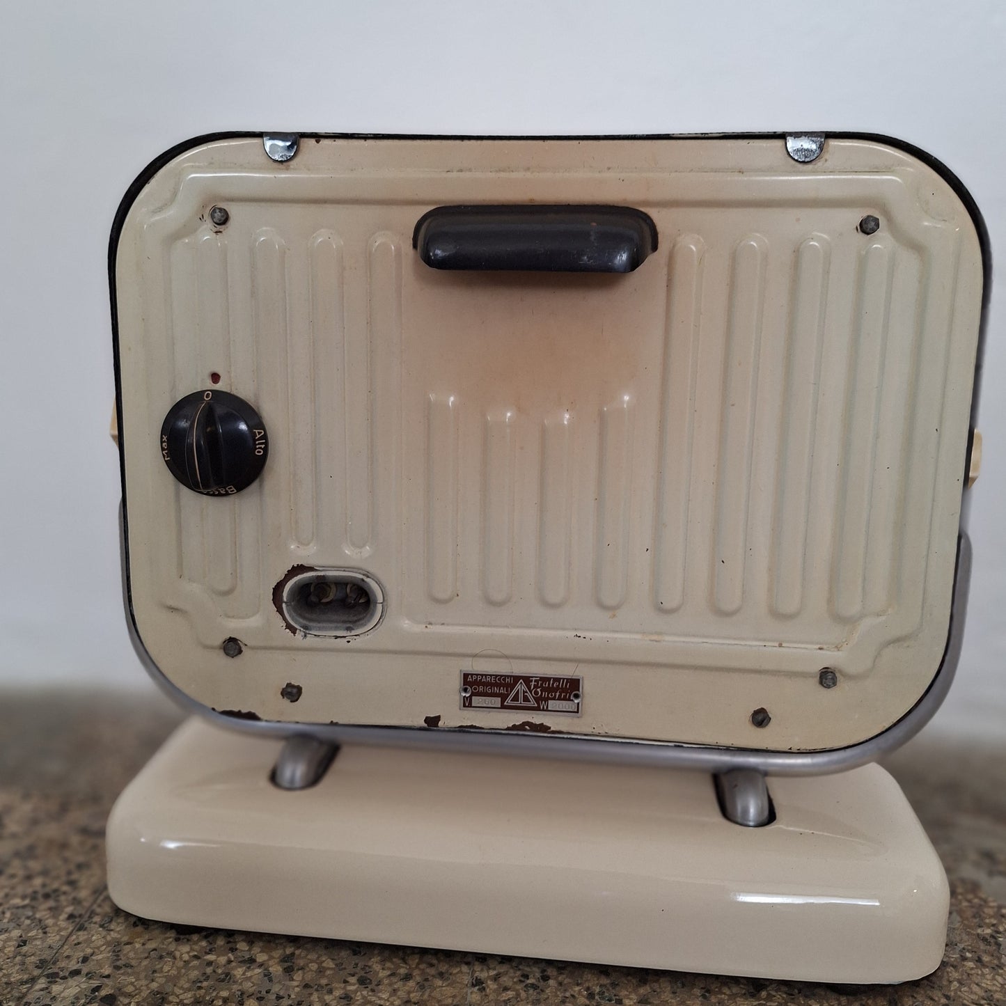 Stufetta elettrica anni '50 fratelli Onofri